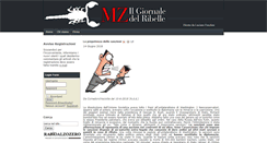Desktop Screenshot of giornaledelribelle.com