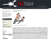 Tablet Screenshot of giornaledelribelle.com